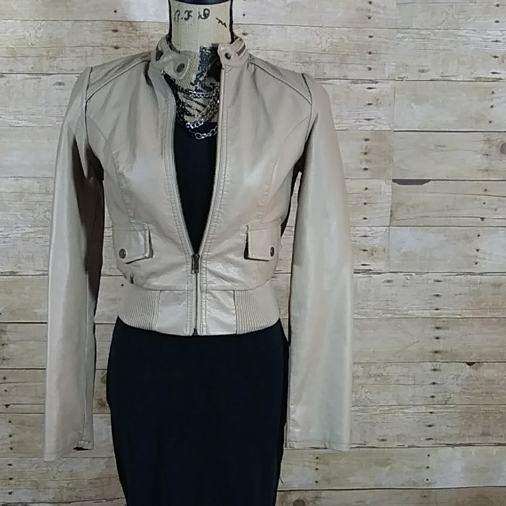 Faux Leather Jacket